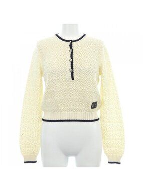 Chanel Knit Sweater White